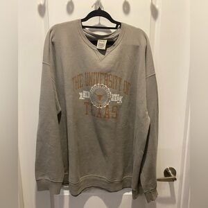 University of Texas Austin Longhorns Women Tunic Length Crewneck Sweater - GUC